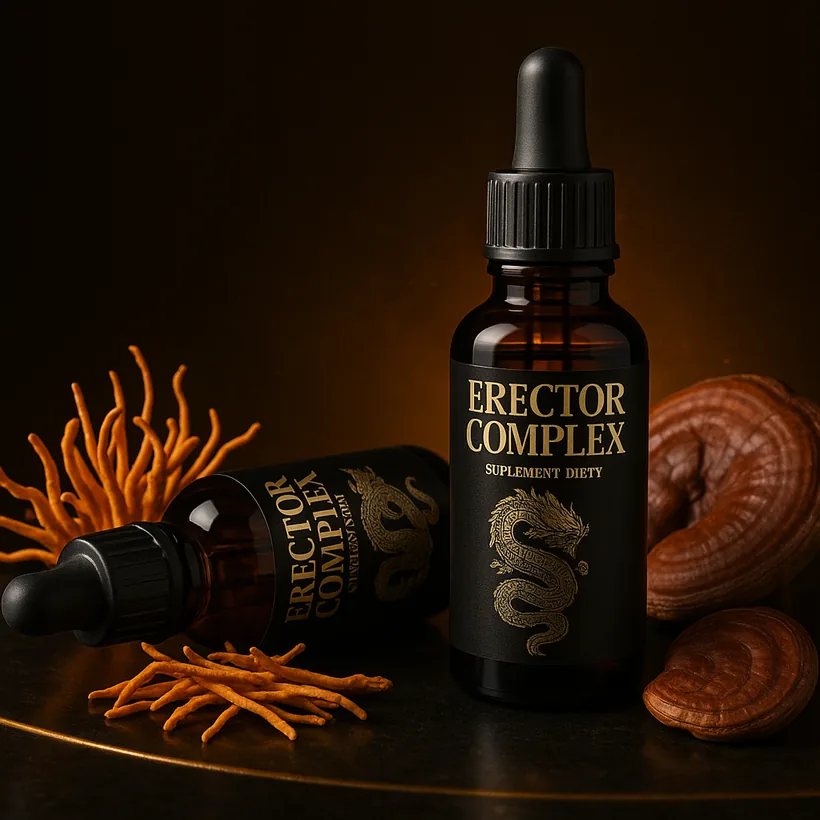 Flakon Erector Complex z kordycepsem i reishi