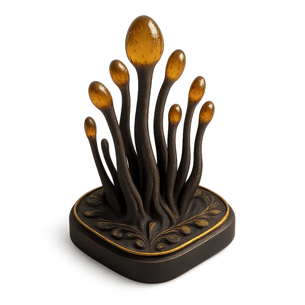 Kordyceps chiński — owocniki grzyba